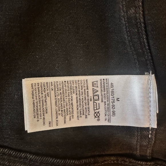 GAP Black Denim Jacket - Picture 5 of 5